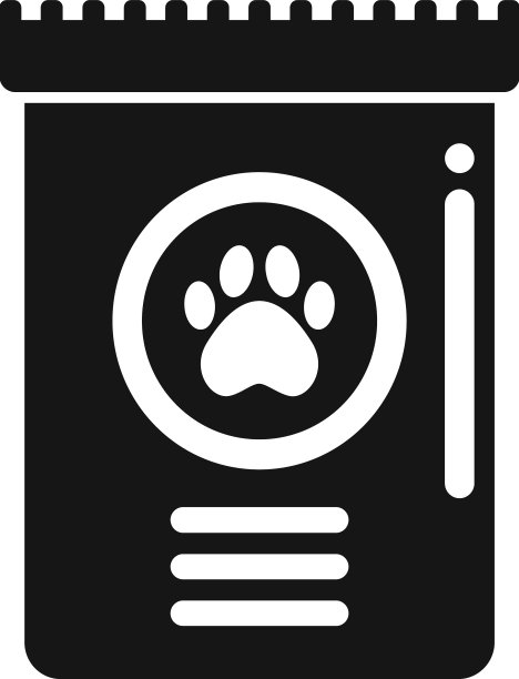 液体狗粮包装图标简单的动物图片下载