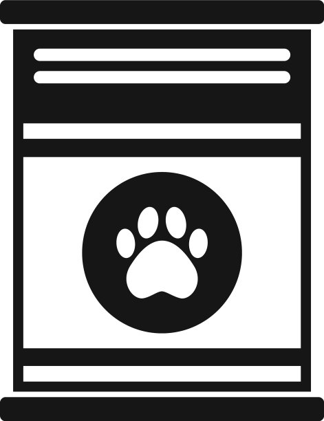 狗罐头图标简单的动物饲料图片下载