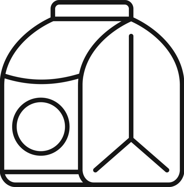 纸狗粮包装图标轮廓宠物饲料图片下载