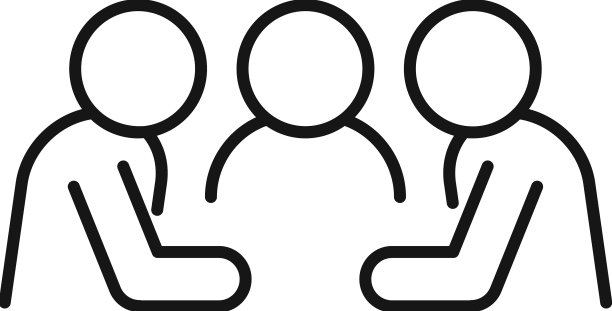 群对话图标大纲说话思考图片下载