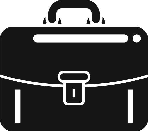 工作公文包图标简单的箱子袋图片下载