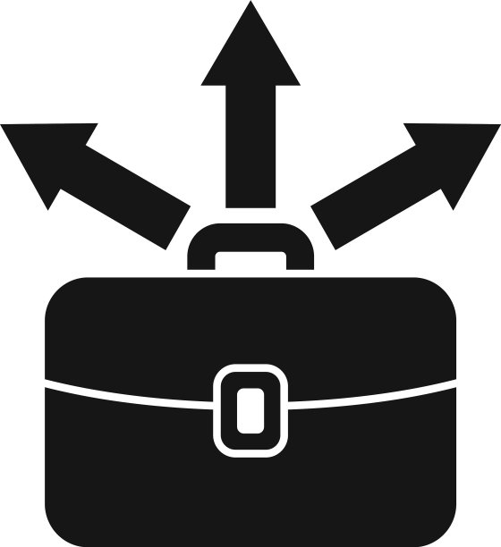 商务公文包图标简单选择团队图片下载