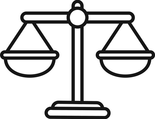 商业机会平衡图标轮廓图片下载