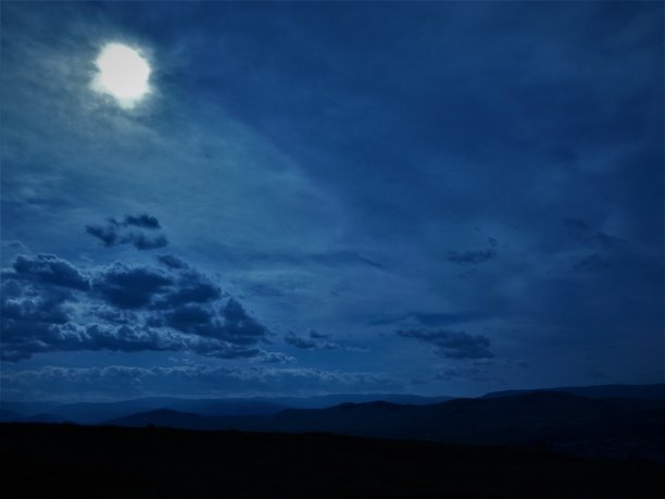 奥卡那根多云的天空(2)图片下载