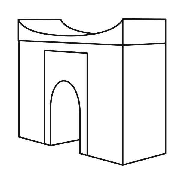 建筑设计及越南标志集图片下载