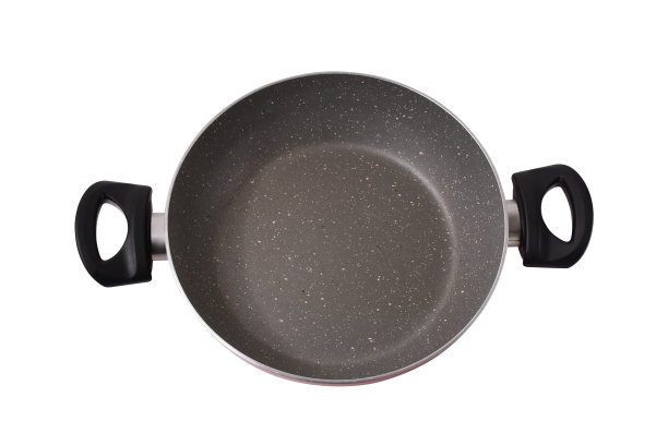 煎锅孤立在白色背景上(裁剪路径)图片下载