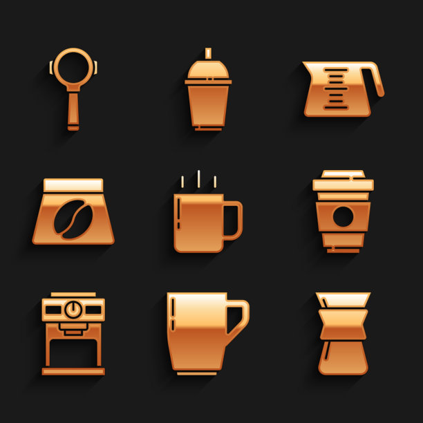 把咖啡杯倒在咖啡机上带走图片下载