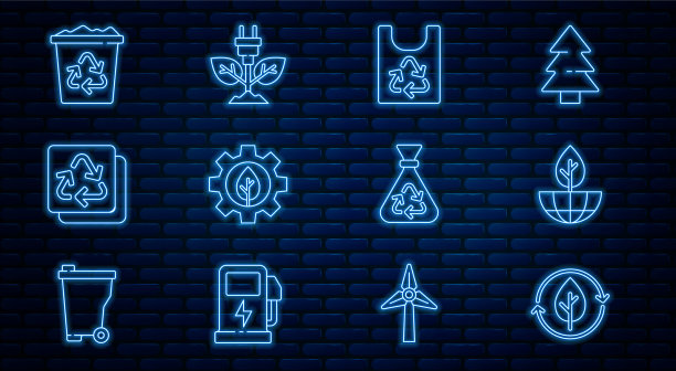 集线回收和叶地球地球植物图片下载