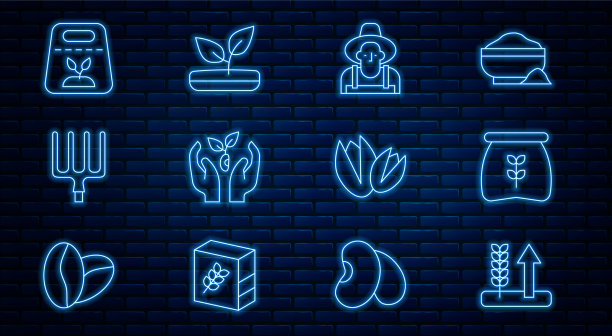 把行麦粉的农民的麦袋放在帽子里图片下载