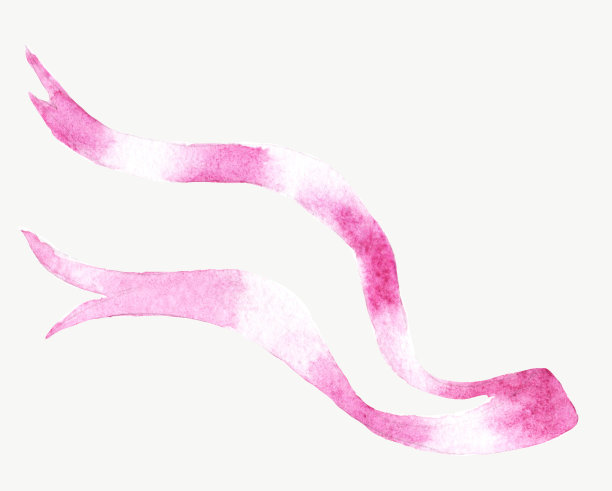 丝带水彩日本水彩插图和框架在秋天颜色枫，红叶，为标签，徽章。图片下载