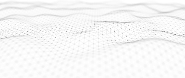 抽象的数字背景。网络连接结构。大数据。未来的抽象的波。3 d渲染。图片下载