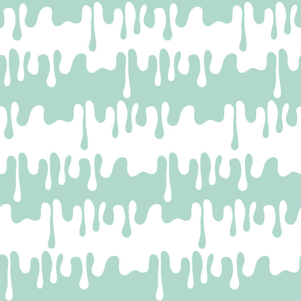 白色粉彩绿色糖浆糊，液体釉无缝图案用于纺织和包装图片下载