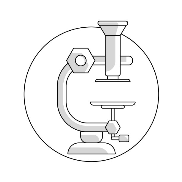 圆形模板医学研究图标图片下载