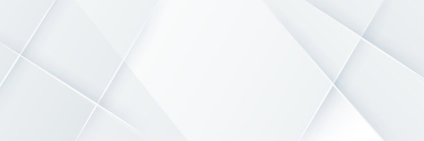 向量抽象图形设计旗帜图案背景模板。白色抽象横幅背景图片下载