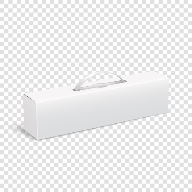 白色的箱子与处理模型模板纸板图片下载