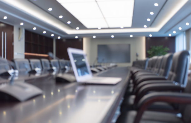 会议室背景模糊图片下载