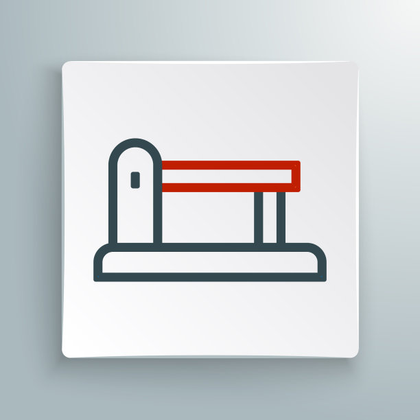 铁路线铁路轨道图标孤立于上图片下载