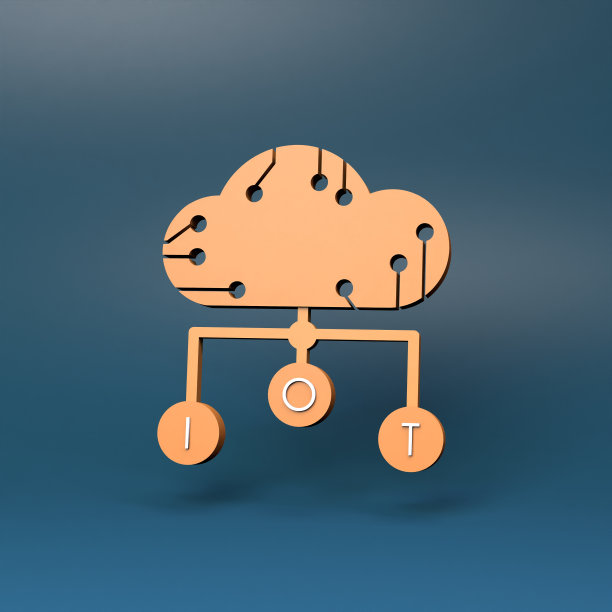 互联网物标符号。物联网的概念。3 d渲染插图。图片下载