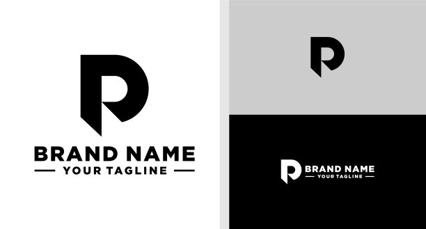 公关标志字母简单可编辑图片下载