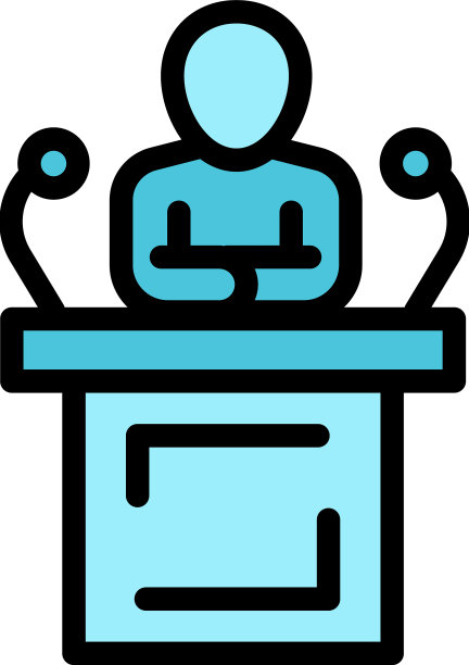 治理发言人图标勾勒社会图片下载