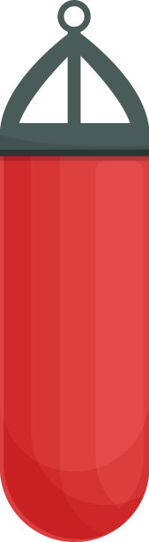 拳击袋图标卡通健身房健身图片下载