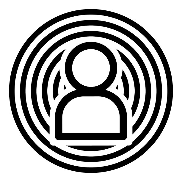 圆形和球形平面图标孤立在白色上图片下载