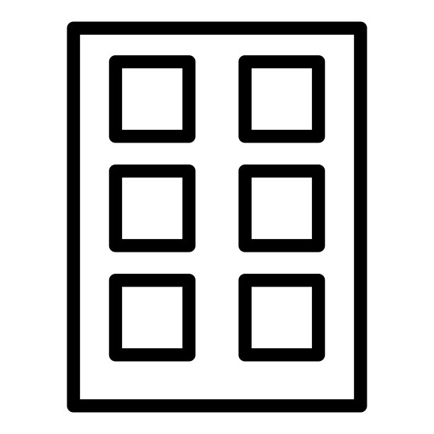 房子平面图标孤立在白色背景图片下载