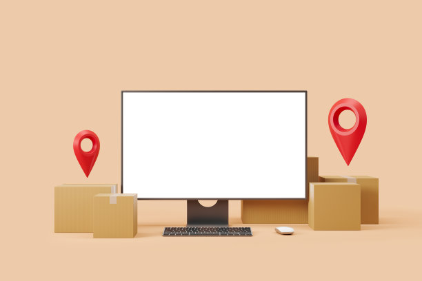 电脑电脑屏幕，用图钉钉的纸盒。模型复制空间图片下载