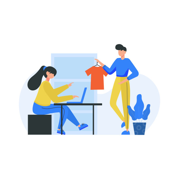 服装设计师在公共场所设计和展示他们的作品矢量插图图片下载