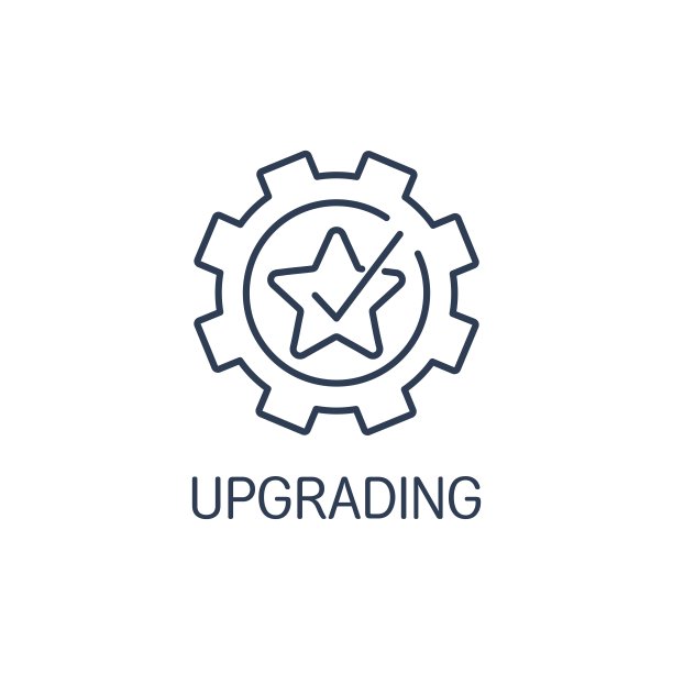 技术能力提升。向量线性图标孤立在白色背景。图片下载