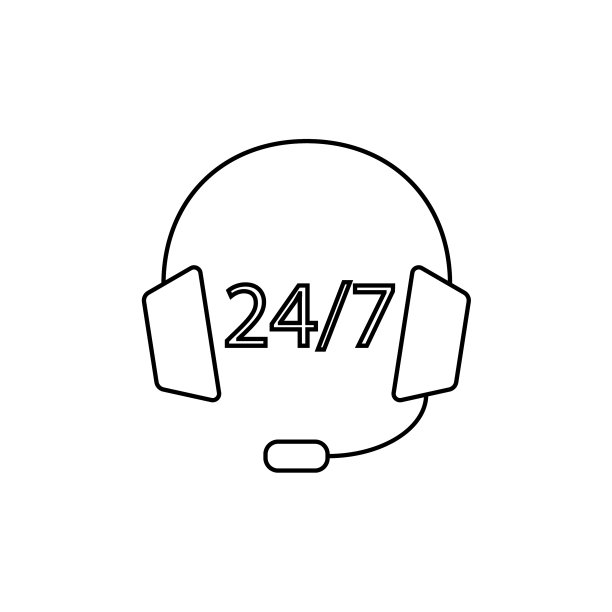 耳机支持24线图标符号logo图片下载