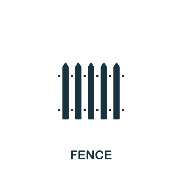 栅栏图标单色简单的栅栏图标为图片下载