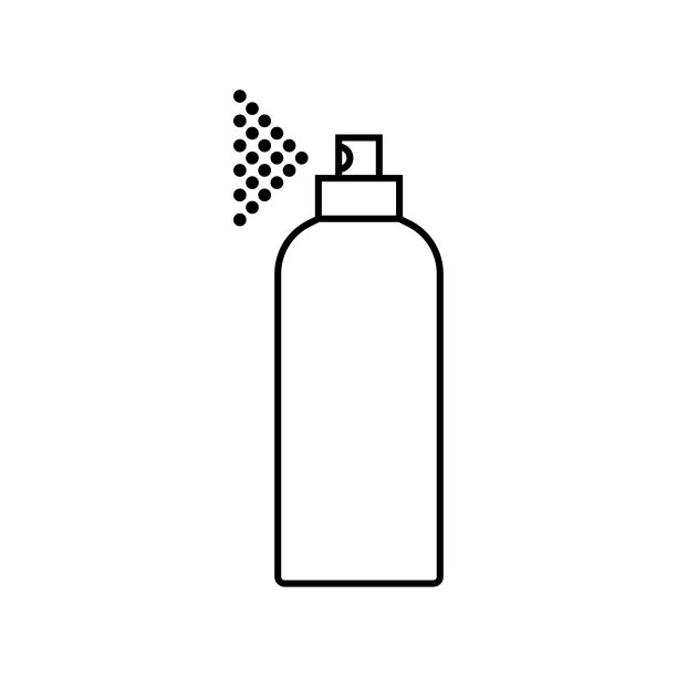 瓶身喷雾器图标行业标志标志溢价图片下载