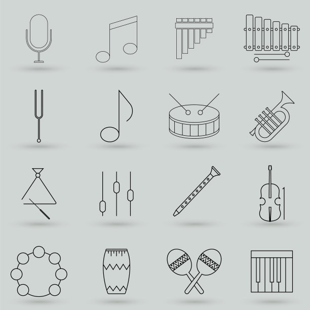 收藏乐器图标包含图片下载