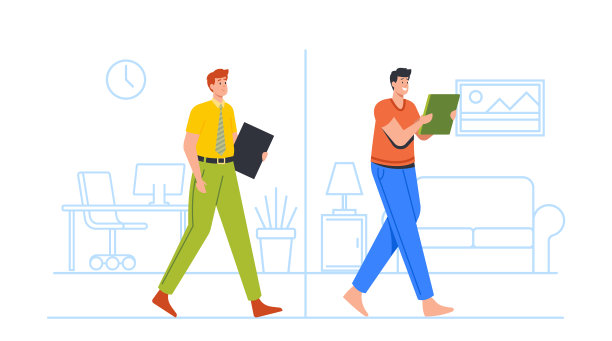 远程办公的灵活性概念图片下载