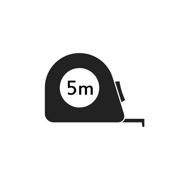 卷尺图标轮盘构造符号图片下载