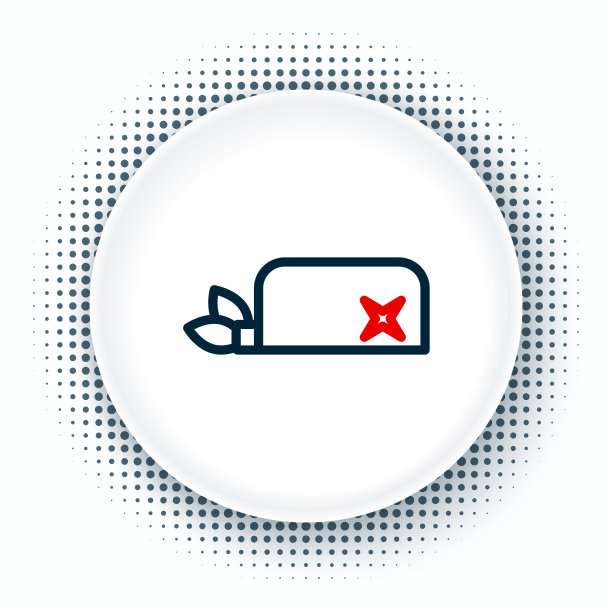 线上海盗头巾为头部图标孤立上图片下载