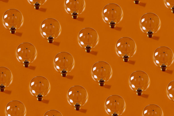 灯泡的背景。图片下载
