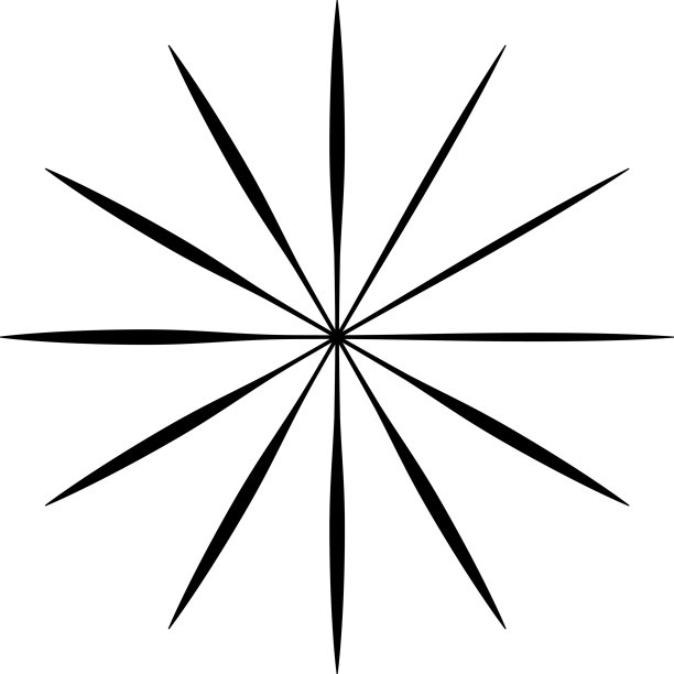 放射状辐射线条条纹设计元素图片下载