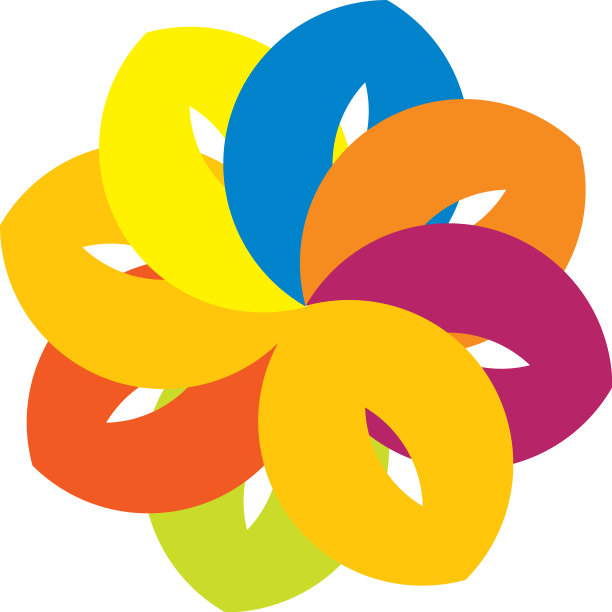 辐射曼荼罗圆形几何图案图标图片下载