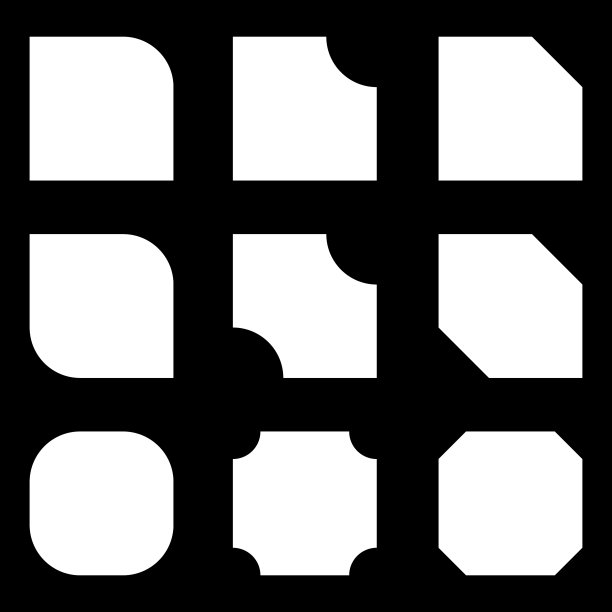 钮扣横幅和牌匾设计元素形状图片下载