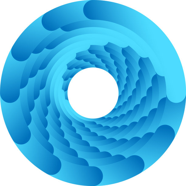 抽象几何圆环设计元素图片下载