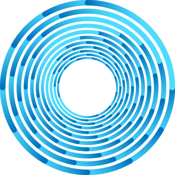 抽象几何圆环设计元素图片下载