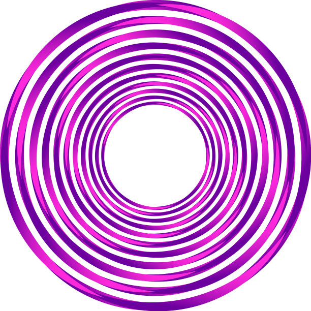 抽象几何圆环设计元素图片下载