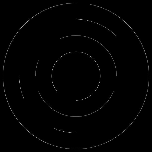 径向辐射圆同心线单元图片下载