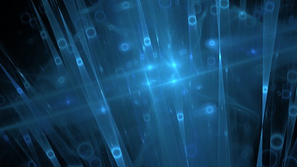 数字空间抽象发光背景。数字技术、数据传输、云计算。数字世界中的Metaverse。三维渲染图片下载