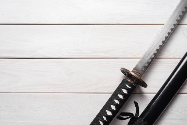 武士刀。图片下载