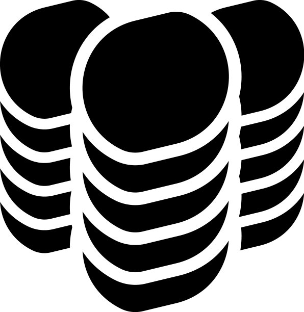 数据中心硬盘驱动器webhosting图标图片下载