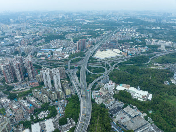 鸟瞰景观在深圳，中国图片下载
