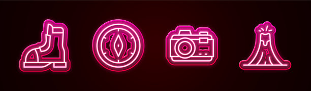 设置行猎靴指南针照片相机和图片下载